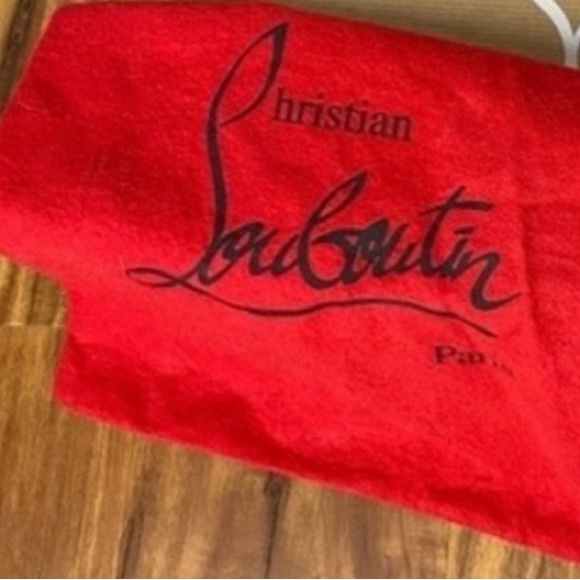 Christian Louboutin Black Lady Peep Heels Platform Peep Toe Stilettos Size 8 - Picture 13 of 16